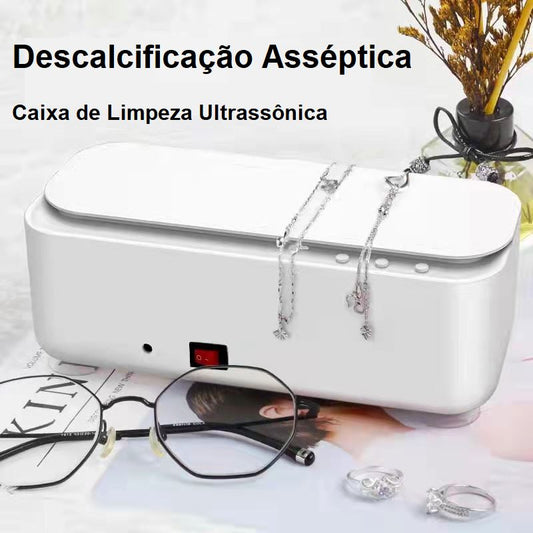 Limpador Ultrassônico Multifuncional para Óculos, Relógio e Jóias limpador 001 lojadadryka 