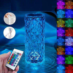 Luminária De Mesa Cristal Light (16 Cores ) Iluminação 001 lojadadryka 