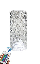 Luminária De Mesa Cristal Night Light (16 Cores ) Iluminação 001 lojadadryka 