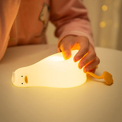 Luminária Infantil de Silicone Pato Relax luminária 001 lojadadryka 
