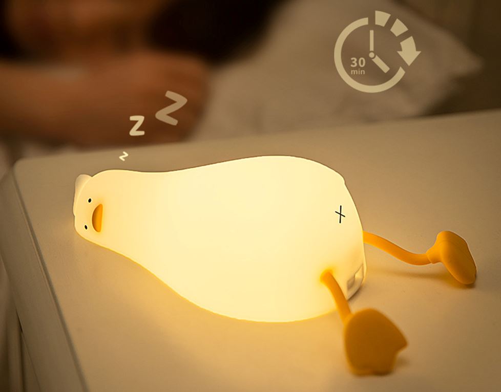 Luminária Infantil de Silicone Pato Relax luminária 001 lojadadryka 