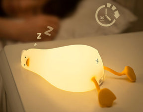 Luminária Infantil de Silicone Pato Relax luminária 001 lojadadryka 
