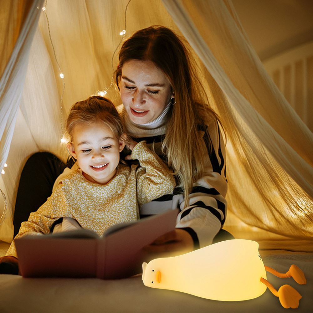 Luminária Infantil de Silicone Pato Relax luminária 001 lojadadryka 