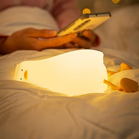 Luminária Infantil de Silicone Pato Relax luminária 001 lojadadryka 
