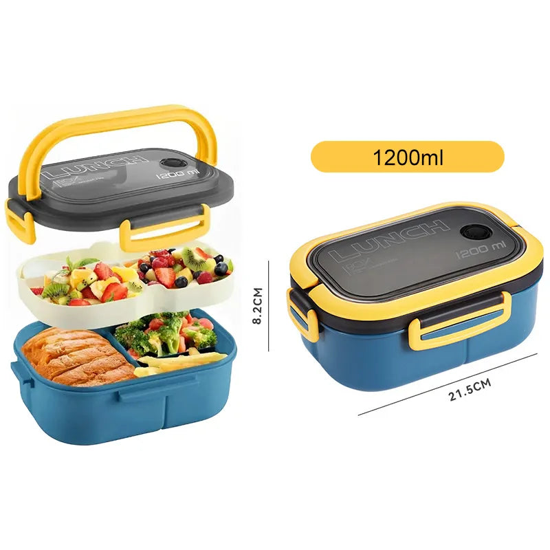 Marmita Térmica Hot Food marmita 001 lojadadryka Azul 1200ML 