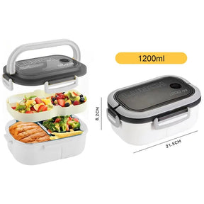 Marmita Térmica Hot Food marmita 001 lojadadryka Branca 1200ML 