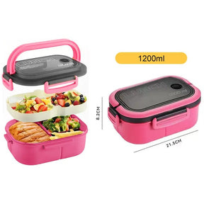 Marmita Térmica Hot Food marmita 001 lojadadryka Rosa 1200ML 