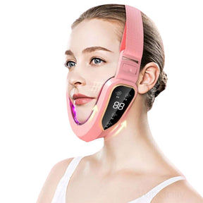 Massageador E Levantador Facial massagem 005 lojadadryka Rosa 