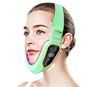 Massageador E Levantador Facial massagem 005 lojadadryka Verde claro 