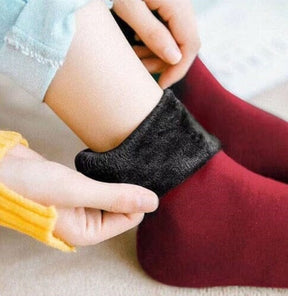 Meias Térmicas de HotConfort (3Pares) Meias 001 lojadadryka 03 x Vermelho 