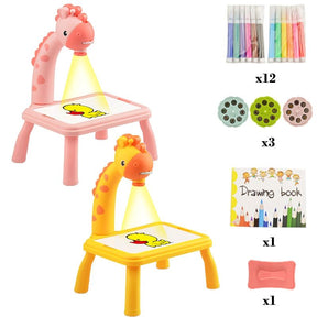 Mesa Mágica de Desenhos Com Projetor Infantil criança 001 lojadadryka 