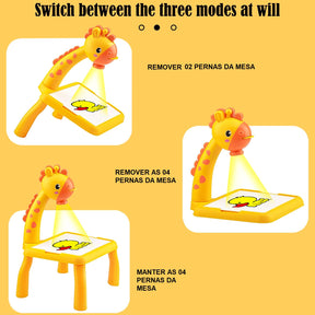 Mesa Mágica de Desenhos Com Projetor Infantil criança 001 lojadadryka 