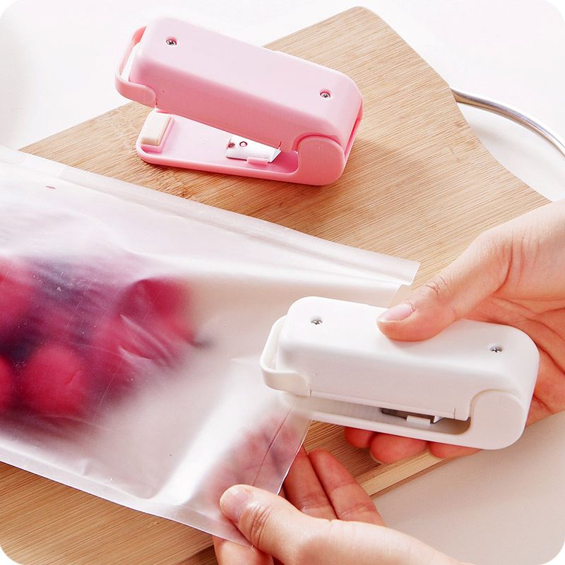 Mini Seladora Para Embalagens Plásticas Portátil Seladora de sacos plásticos lojadadryka 