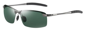 Óculos de Sol Polarizado Fotocromático Max Style Óculos 001 lojadadryka Gun-Verde 