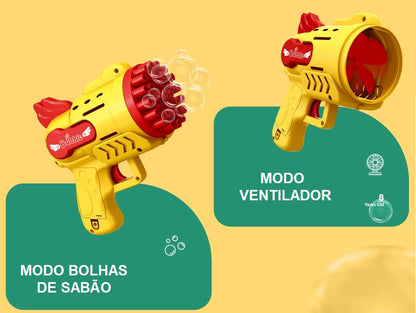 Pistola Lança Bolhas de Sabão Automática brinquedo 004 lojadadryka 