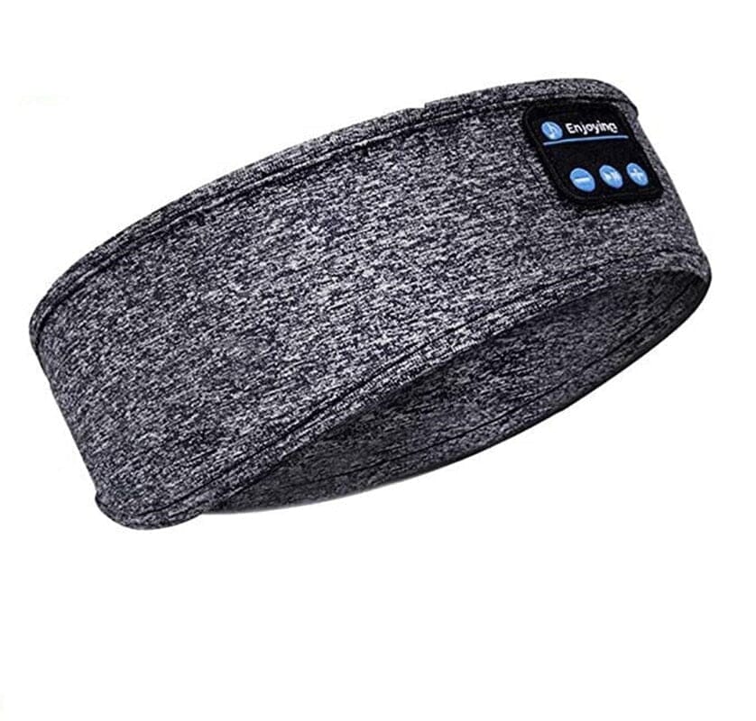 Tapa Olho De Dormir com Fone De Ouvido Bluetooth - Sleep Mask™ sono 001 lojadadryka Cinza 