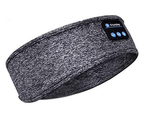 Tapa Olho De Dormir com Fone De Ouvido Bluetooth - Sleep Mask™ sono 001 lojadadryka Cinza 