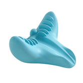 Travesseiro Massageador e Alinhador Cervical Bem Estar 001 lojadadryka Tipo B Azul 