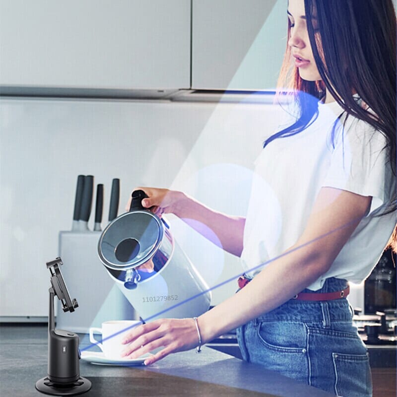 Tripé de Rastreamento Facial por Inteligência Artificial 360 Graus - FOLLOWME Tripe 001 lojadadryka 