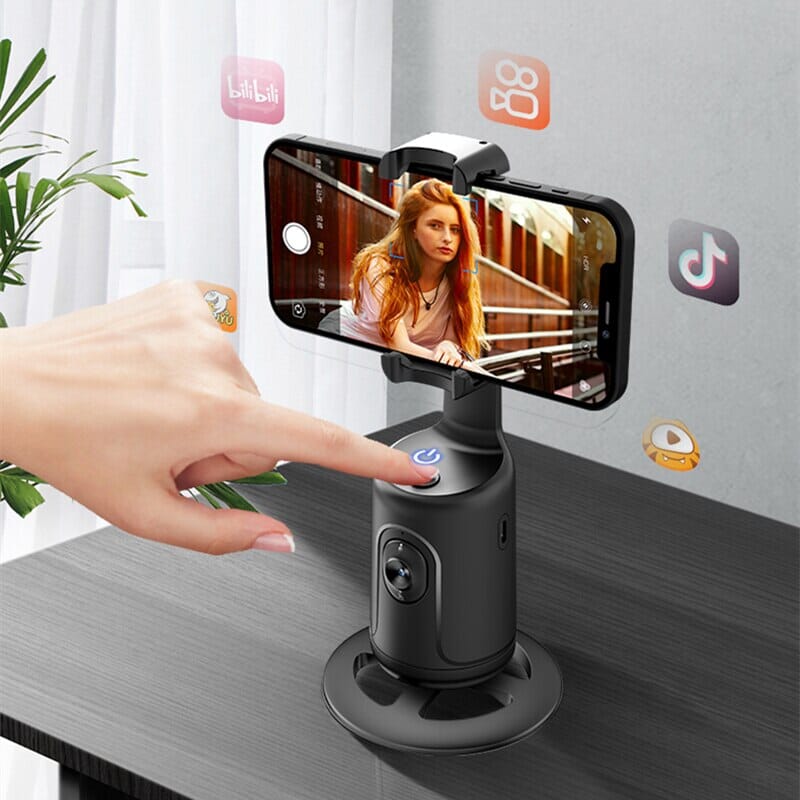 Tripé de Rastreamento Facial por Inteligência Artificial 360 Graus - FOLLOWME Tripe 001 lojadadryka 