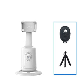 Tripé de Rastreamento Facial por Inteligência Artificial 360 Graus - Smart Selfie FOLLOWME Tripe 001 lojadadryka Branco - Opção 2 