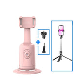 Tripé de Rastreamento Facial por Inteligência Artificial 360 Graus - Smart Selfie FOLLOWME Tripe 001 lojadadryka Rosa - Opção 1 