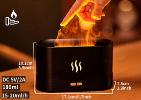 Umidificador e Difusor de Aromaterapia 2 em 1 com Luz Noturna Umidificador 001 lojadadryka 