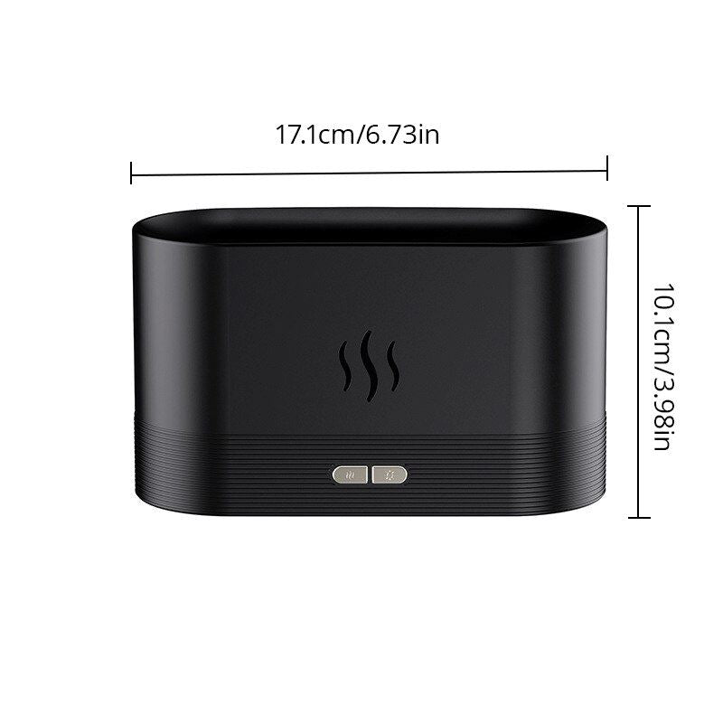 Umidificador e Difusor de Aromaterapia 2 em 1 com Luz Noturna Umidificador 001 lojadadryka 