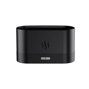 Umidificador e Difusor de Aromaterapia 2 em 1 com Luz Noturna Umidificador 001 lojadadryka Preto - Névoa 1 cor 